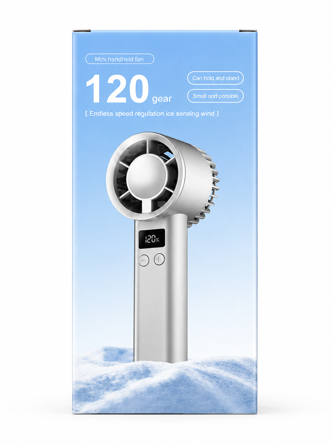 120-Speed Mini Handheld Fan