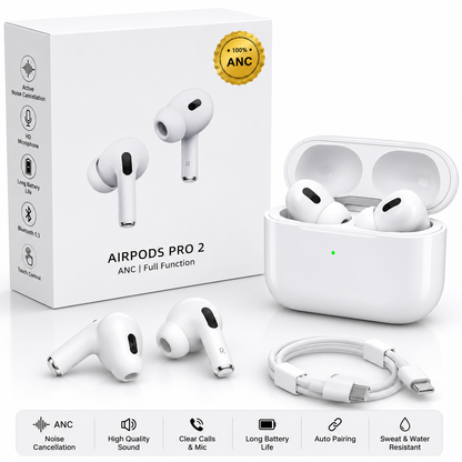 AirPods Pro 2 ANC – Full Function Wireless Earbuds