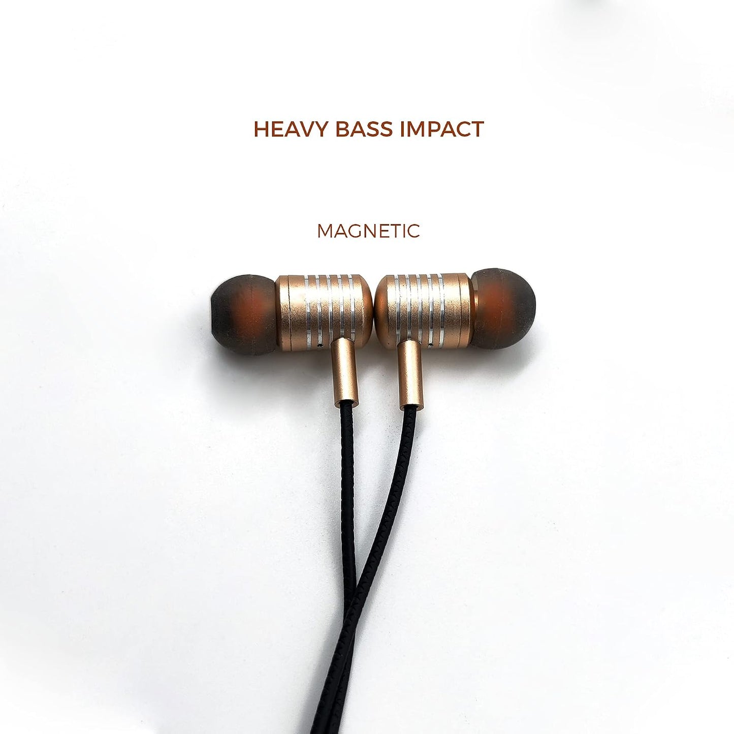 LELISU LS-10A in Ear Neckband | Long Playtime | Perfect for Workouts and Crystal Clear Calls | Heavy bass | Built in Microphone | Lightweight Wireless Neckband Compatible with All Phones laptops