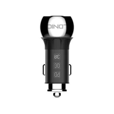 Ldnio C1 38W PD + QC3.0 Fast Car Charger With Lightning Cable