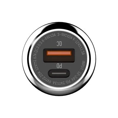 Ldnio C1 38W PD + QC3.0 Fast Car Charger With Lightning Cable