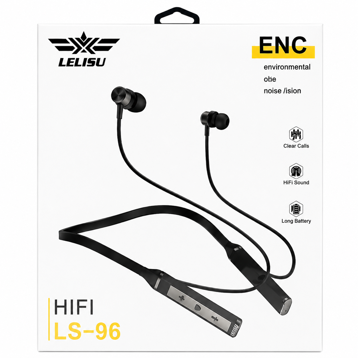 Lelisu Neckband LS-96 Wireless Bluetooth Neckband