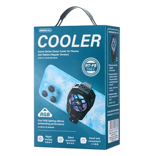 Remax Mobile Phone Cooler Universal Phone Cooling Fan Case Radiator For Gaming Portable Phone Cooling Fan Cool Heat Sink