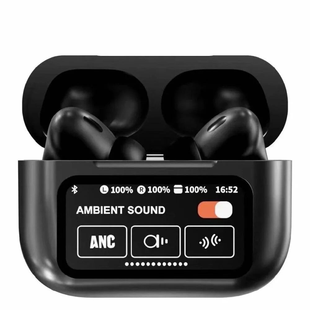 A9 Pro Touch Screen LED Wireless Earbuds